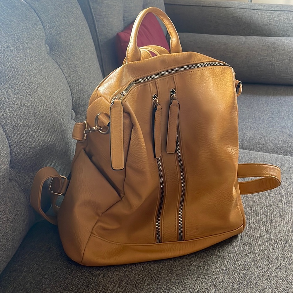 Mustard Yellow Backpack